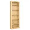 Image de Buple bibliothèque 5 tablettes teinté ciré.