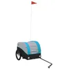Image de Meilleures Remorque de vélo-Remorque de marchandises-noir et bleu 30 kg fer SSDC5947763