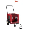 Image de Meilleures Remorque de vélo-Remorque de marchandises-pour animaux de compagnie rouge et noir SSDC3843505