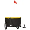 Image de Meilleures Remorque de vélo-Remorque de marchandises-noir et jaune 45 kg fer SSDC2552003