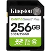 Image de Kingston Cartes mémoire SD Canvas Select Plus 256Go SDXC Gen3 150MB/s C10 UHS-I U1 V10-SDS3/256GB