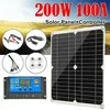 Image de Kit Panneau Solaire Extérieur 200W 12V - Chargeur Contrôleur de Batterie pour Bateau Caravane