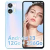 Image de OUKITEL C35 Smartphone Téléphone Portable 12Go + 256Go Écran HD+ 6.56 Caméra 50MP+8MP 5150mAh Android 13 GPS Dual SIM 4G - Bleu