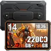 Image de Blackview Active 8 pro Robuste Tablette Tactile 16Go + 256Go 10.36 Écran Batterie 22000mAh Tablette PC 48MP Double SIM 4G - Orange