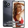 Image de Oukitel C51 Smartphone 18Go (6+12) RAM /128Go ROM Écran 6.8 HD+ 5150mAh 13MP Android 13 Téléphone Portable GPS Double SIM - Noir