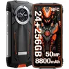 Image de BLACKVIEW Oscal Pilot 2 Téléphone Portable Incassable 24Go + 256Go 8800mAh Écran 6.5 50MP Smartphone Robuste GPS/NFC/OTG - Orange