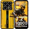 Image de Oukitel WP60 5G Smartphone Robuste 24Go + 256Go 10000mAh/33W 108MP Caméra 72 120Hz Écran IP68 Téléphone Dual SIM NFC GPS - Jaune