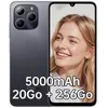 Image de FOSSiBOT S2 Smartphone 20Go + 256Go Helio G85 Octa-core FHD+ 6.72 50MP 5000mAh Téléphone Android 14 NFC GPS Dual SIM 4G Noir