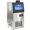 Image de Machine à glaçons commercialeHJKJYX 45 kg/24 h acier inoxydable sous comptoir ou autoportante argent