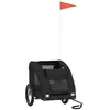 Image de Remorque de bicyclette VENTE-FLASH - Remorque de vélo - pour animaux de compagnie noir @59107553