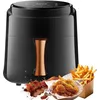 Image de Friteuse à Air 8L-Écran Tactile LED-Friteuse à air sans huile-6réglages automatiques-1400w-noir