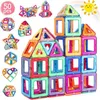 Image de Jeux éducatifs - DARMOWADE - Blocs de Construction Magnétiques - 50 pièces - Portable - Flexible