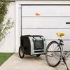 Image de Chariot à Vélo BDM - Remorque de vélo pour animaux de compagnie - gris et noir DECO J4347067