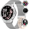 Image de Montre Connectée Femme Bluetooth Appel Téléphonique 100+ Sport Argent Montre Femme Connectée Pour Android Ios 132 Hd Fréquence