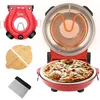 Image de Four Pizza Electrique Cuit Une Pizza En 4 Minutes Pierre À Pizza De   31Cm Max 420°C Four A Pizza 1200W Pelle À Pizza[MIN621]