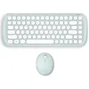 Image de Clavier et Souris Sans Fil AdaptéS à Windows Ordinateurs Portables PC Petit Clavier et Souris Silencieux 2.4G Vert Menthe