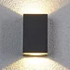 Image de Applique extérieure LED - LAMPENWELT.COM - Jale - Noir - Aluminium - 2 ampoules - Technologie LED