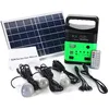 Image de Système Générateur 10W 6V Solaire Panneau + 3 Ampoules USB Chargeur Pr Téléphone Camping Extérieur Vert
