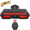 Image de Feu Arrière Vélo avec Télécommande sans Fil - 2200 mAh USB Rechargeable LED - Étanche IPX4