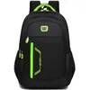 Image de Sac à dos pour enfants sac d'école de grande capacité mode pour collège lycée écoliers garçons filles cartable vert
