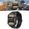 Image de Montre pour hommes montre intelligente montre tanche Fitness Tracker cran tactile complet Bluetooth ONE SIZE BLACK MONTRE BLUETOOTH