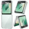 Image de Coque Samsung Galaxy Z Flip 7 FE / Z Flip 6 transparente PC rigide + TPU souple protection écran antichoc