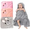 Image de 3 Pièces Serviette De Bain Bébé Cape De Bain Bébé À Capuche Serviette À Capuche Pour Bébé Sortie De Bain Bebe Cape De Bain Bébé