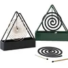 Image de 2 pcs supports de bobine anti-moustiques en spirale support en métal pour bobine anti-moustiques