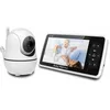 Image de Moniteur vidéo pour bébé SM50 avec caméra et audio 5 HD Display Night Vision 960ft Range 4X Zoom 2-Way Audio Temperature