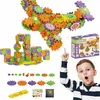 Image de Jeu DEngrenage et Constructiong - Gears! - 130 Pièces - Jouet STEM Éducatif pour Enfants 3 Ans+