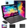 Image de Tablette Tactile 11 Pouces avec clavier et stylet Android 16 Tablette 30Go RAM 256Go ROM 8580mAh Widevine L1WiFi6-Bleu
