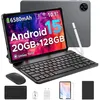 Image de DOOGEE Tab A9 Pro Android 16 Tablette avec Clavier 5G WiFi Tablette Tactile 20Go+128Go Tablette 10 Pouces 6580mAh Quad Core-Gris