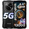 Image de Smartphone Incassable DOOGEE Fire 7 5G - 13000mAh - 16Go + 256Go - 64MP Caméra - Processeur Dimensity 8200 - Gris