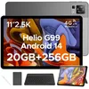Image de Tablette Tactile DOOGEE T35 - 11 pouces Écran 25K 20 Go+256 Go - Android 14 - 4G WIFI Dual SIM Tab avec clavier et stylet - Gris