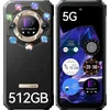 Image de Blackview BL9000 Téléphone Portable Incassable 5G Double Écran 24Go+512Go 6.78 FHD+/120Hz 50MP+50MP 8800mAh/120W Android13 NFC Or