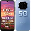 Image de Blackview Smartphone Shark 6 5G24GO(8+16)+128GOAndroid 15 Téléphone Portable6.88 HD+120Hz16MP+8MP5000mAhDouble SIMNFCBleu