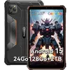 Image de Tablette Incassable Blackview Active 5-8 Android 15 24Go+128Go+2To ExtensionIP68/IP69K16MP+13MPBatterie 6600mAhNFCOrange
