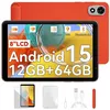 Image de Blackview Tablette ZENO 1 8 FHD AI x Android 15 RAM 12 Go ROM 64 Go/SD 2 To 6000mAh Widevine L1 1080P WPS Dual SIM - Orange