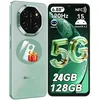 Image de 5G Téléphone Portable Débloqué Blackview SHARK 6 24Go+128Go/2To6.8816MP+8MP5000mAhAndroid 15 SmartphoneDual SIMGPSNFCVert