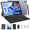 Image de Tablette Tactile BLACKVIEW LINK8 12.72K90Hz18Go RAM+256Go ROM8400 mAh Android 15 Tablette Violetavec Clavier+Stylet+Souris