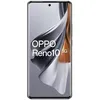 Image de Smartphone OPPO Reno10 5G de couleur gris argenté avec écran 67 AMOLED 120 Hz Full HD+ 1080 x 2412 pixels 8 Go de RAM DDR4 +