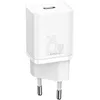 Image de Chargeur rapide - Baseus - Super Si 1C 25W - USB-C - 3A - Blanc