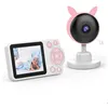 Image de Babyphone vidéo Wi-Fi Caméra Moniteur Bébé - PIMPIMSKY - Tuya - Détecteur de mouvement - Vision de nuit