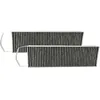 Image de 2x Filtres charbon actif compatible avec Bora S Pure Pure PUXU M Pure X Pure hotte aspirante PZCC