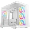 Image de Boîtier PC - DEEPCOOL - CG530U 4F - Moyen tour- Format Micro-ATX - 4 ventilateurs ARGB inclus - Blanc