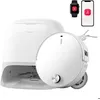 Image de Roborock Qrevo Curv 2 Pro Aspirateur Robot 25000 Pa Nettoyage des sols à l’eau tiède Évitement dobstacles et Navigation
