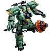 Image de Briques de construction - SLUBAN - M38-B1153 - 542 pièces - Mecha robot armure futuriste - Vert