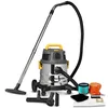Image de Aspirateur eau et poussières 1600W - 20L inox - 27 Kpa avec prise intégrée