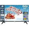 Image de TuTu TV 32 Pouces (80 cm) sans Bord LED HD Ready Téléviseurs avec Triple Tuner (DVB-C - T2 - S2) HDMI CI+ Lecteur multimédia