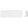 Image de Ensemble Clavier-Souris - RAPOO - 9310M - Sans-fil - Multimode - Ultra-Slim - Blanc